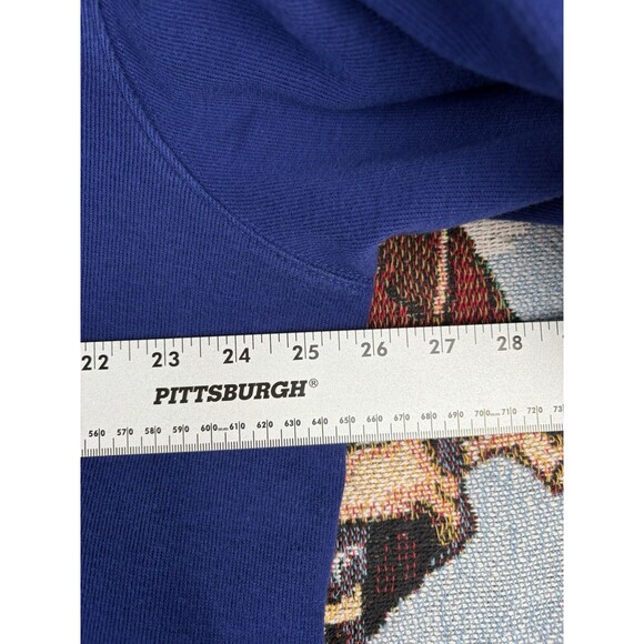 POLO Ralph Lauren Men's XXL 2XL Royal Blue Estate Rib Quarter Zip Pullover - Picture 6 of 9